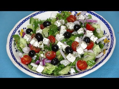 Todas las cosas saludables ensalada griega