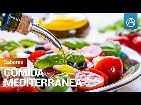 Aperitivo comida mediterránea