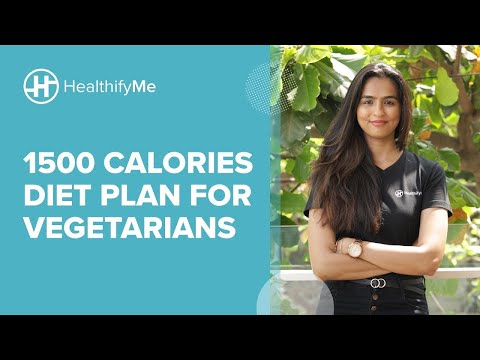 1500 calorías indias plan de dieta vegetariana