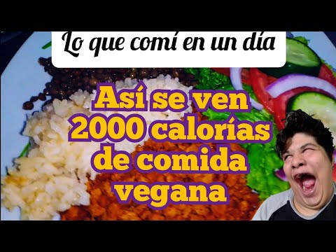 2000 calorías dieta vegana