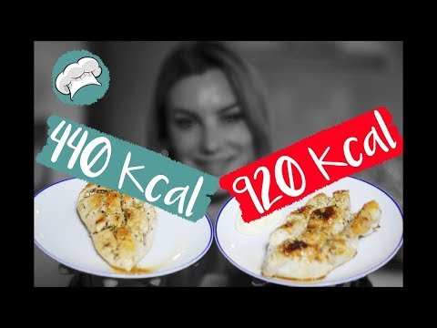 Preparación de la comida de pollo por debajo de 500 calorías