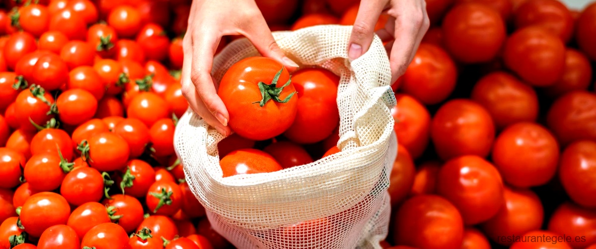 ¿Cómo se ve 100 gramos de tomate?
